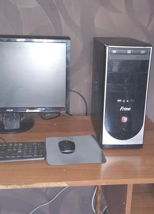 Продам комп'ютер робочий (системник). amd4100×4. ram 6 gb. hd 640gb. win7, cdroom