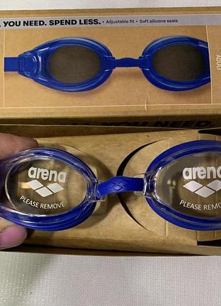 Окуляри для плавання arena zoom x-fit blue/clear/blue