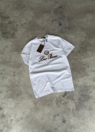 Чоловіча футболка loro piana white