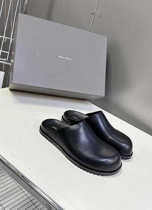 Жіночі мюлі rick owens з натуральної шкіри