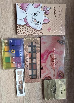 Тени для век lamel, catrice, revolution