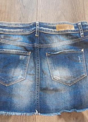 Джинсовая мини-юбка 2