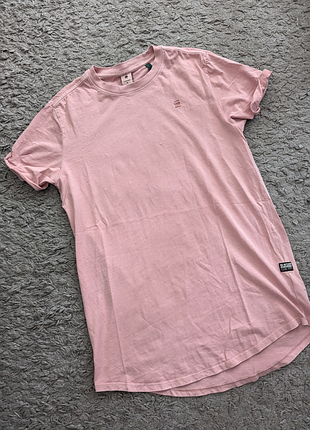 Футболка удлиненная g-star raw lash t-shirt, size m, состояние идеальное, плечи 44 подмышки 50 длина 82