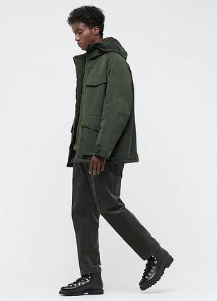 Пухова парка, пуховик  hybrid down parka колаборації uniqlo x white mountaineering, оригінал