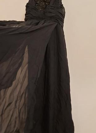 Сукня чорна шовкова