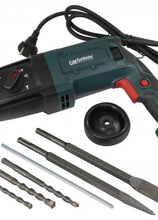 Перфоратор gut meister 800w 3.2дж 1400 ос/мін 5700 уд/мін sds plus hr32008