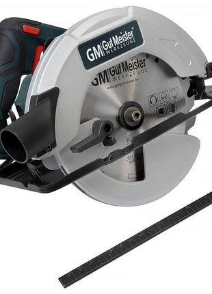 Пила циркулярная gut meister ø185mm 1500w 5800 об/мин cs18515