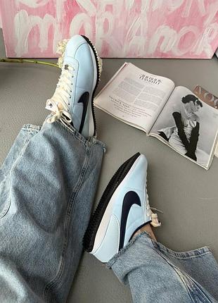 Nike cortez light blue premium