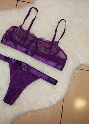 Шикарний комплект білизни на кісточках 🌸