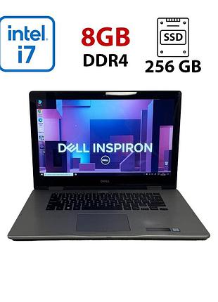 Ноутбук-трансформер dell inspiron 7579 x360 / 15.6" (1920x1080) ips touch / intel core i7-7500u (2 (4) ядра по 2.7 - 3.5 ghz) / 8
