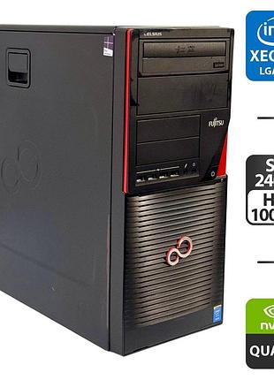 Рабочая станция fujitsu celsius w530 workstation tower / intel xeon e3-1246 v3 (4 (8) ядра по 3.5 - 3.9 ghz) / 16 gb ddr3 / 240 gb
