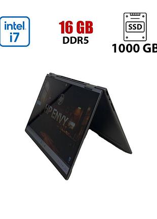 Ультрабук-трансформер б-класс hp envy x360 15-fe1073cl / 15.6" (1920x1080) ips touch / intel core ultra 7 155u (12 (14) ядер по