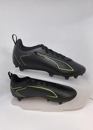 Бутсы футбольные детские puma ultra 6 play fg/ag(108533-02) оригинал, новые, в коробке