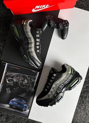Чоловічі кросівки nike m air max 95 prm black grey lime