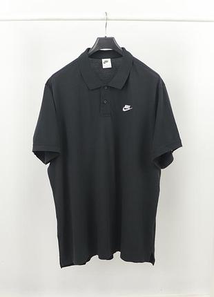 Чоловіча polo футболка nike black / xxl