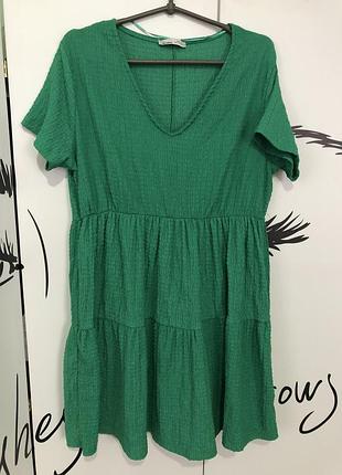 Зелена сукня від pull bear l 2