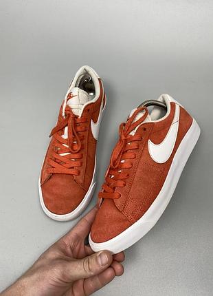 Жіночі кросівки nike blazer low mantra orange в гарному стані, оригінал 38/24-24,5 см
