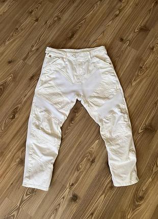 G-star raw essentials motac loose tapered чоловічі джинси w33 l32, молочні, преміум серія