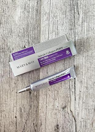 Колагеновий крем зі спікулами та pdrn mary&may spicule collagen pdrn cream