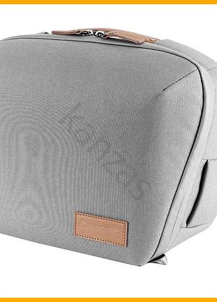 Сумка vanguard veo city для фототехніки світло-сіра водонепроникна сумка для щоденного використання