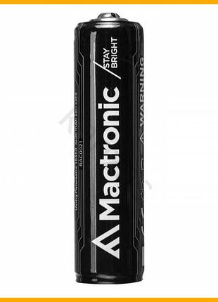 Аккумулятор mactronic li-ion 18650 3200 mah черная батарея для фонарей и портативных устройств