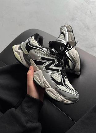 Кроссовки new balance 9060 silver/black
