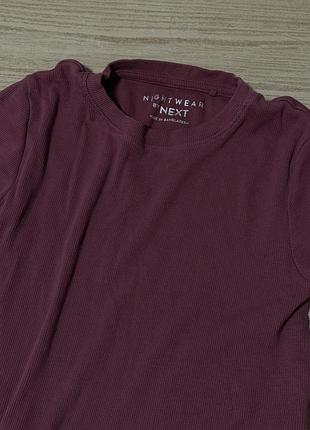 Лонгслів nightwear by next 💗 (мягкий рубчик) 10-12 лет