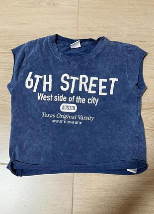 Стильная майка bershka street style s-m