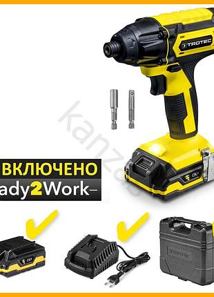 Вертолет импульсный аккумуляторный trotec желтый ударный гайковерт для закручивания шурупов и гаек