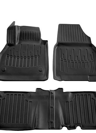 Коврики резиновые stingray 3d (4 шт, полиуретан) для renault kangoo 2008–2020 гг