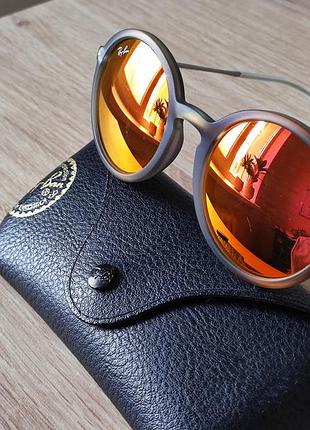 Сонцезахисні окуляри ray-ban rb4222 youngster round дзеркальні унісекс
