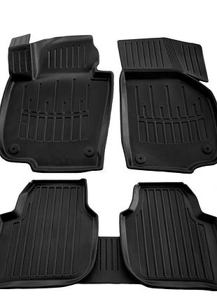 Коврики резиновые stingray 3d (5 шт, полиуретан) для skoda superb 2009-2015 гг
