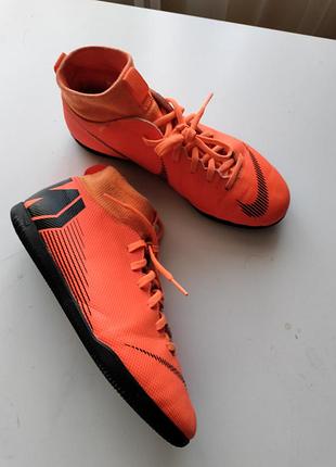 Кросівки для футболу nike mercurialx superflyx 6 club ic junior