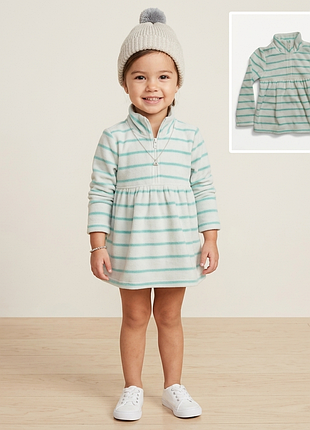 Флисовая кофта свитер флиска для девочки на молнии замка old navy