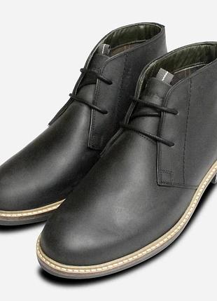 Продам чоловічі черевики преміального британського бренду barbour – модель readhead chukka boots у класичному чорному кольорі