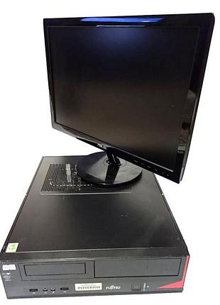 Комплект пк: fujitsu esprimo e420 e85+ sff / intel core i3-4160 (2 (4) ядра по 3.6 ghz) / 8 gb ddr3 / 500 gb hdd / intel hd