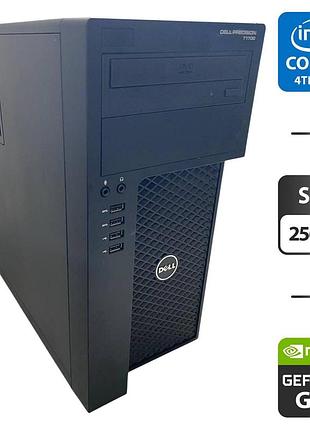 Рабочая станция dell precision t1700 tower / intel core i7-4790 (4 (8) ядра по 3.6 - 4.0 ghz) / 16 gb ddr3 / 256 gb ssd / nvidia
