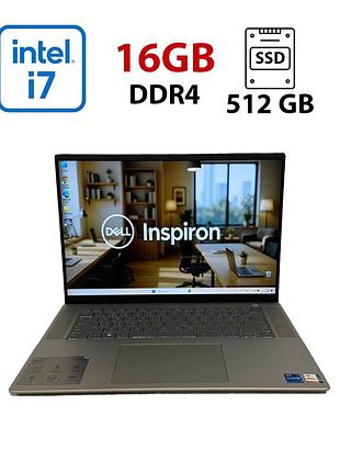 Ноутбук б-класс dell inspiron 16 5620 / 16" (1920x1200) ips / intel core i7-1255u (10 (12) ядер по 1.7 - 4.7 ghz) / 16 gb ddr4 /
