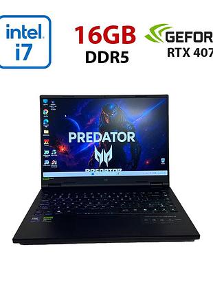 Ігровий ноутбук acer predator helios neo 14 phn14-51 / 14" (2560x1600) ips / intel core ultra 7 155h (16 (22) ядер по 1.4 - 4.8