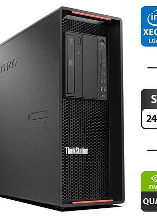 Робоча станція lenovo thinkstation p500 tower / intel xeon e5-2683 v3 (14 (28) ядер по 2.0 - 3.0 ghz) / 32 gb ddr4 / 240 gb ssd /