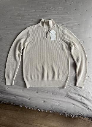 Светр zara 1/3 замок