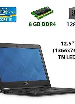 Нетбук dell latitude 12 e7270 / 12.5" (1366x768) tn / intel core i5-6300u (2 (4) ядра по 2.4 - 3.0 ghz) / 8 gb ddr4 / 128 gb ssd /