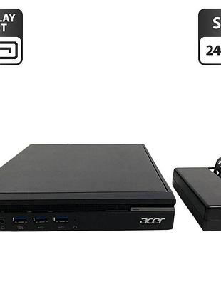 Неттоп acer veriton n4640g usff / intel celeron g3900t (2 ядра по 2.6 ghz) / 8 gb ddr4 / 128 gb ssd / intel hd graphics 510 / блок