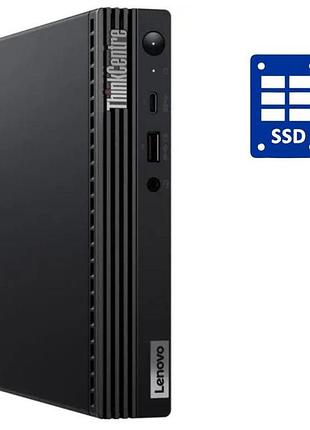 Неттоп lenovo thinkcentre m70q usff / intel celeron g5905t (2 ядра по 3.3 ghz) / 4 gb ddr4 / 128 gb ssd + 750 gb hdd / intel uhd
