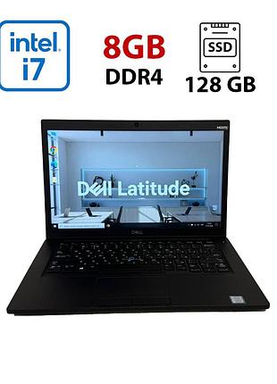 Ультрабук б-класс dell latitude 7490 / 14" (1920x1080) ips / intel core i7-8650u (4 (8) ядра по 1.9 - 4.2 ghz) / 8 gb ddr4 / 128
