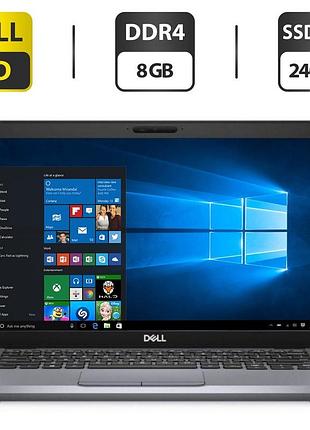 Ультрабук б-класс dell latitude 5411 / 14" (1920x1080) ips / intel core i7-10850h (6 (12) ядер по 2.7 - 5.1 ghz) / 8 gb ddr4 / 240