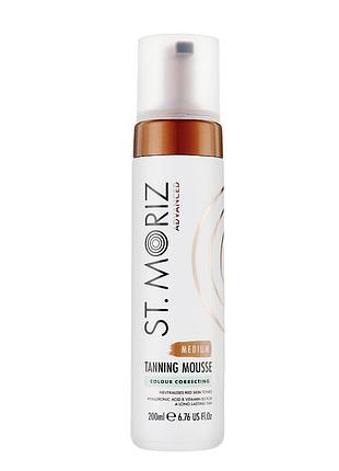 Мус для корекції автозасмаги, середній st. moriz advanced colour correcting tanning mousse medium