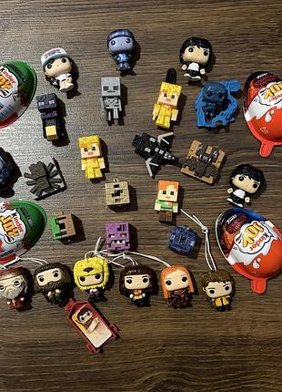 Kinder joy minecraft дивні дива гаррі поттер іграшки