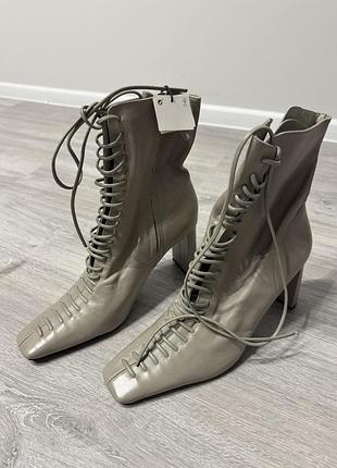 Ботінки zara черевики шнурівка