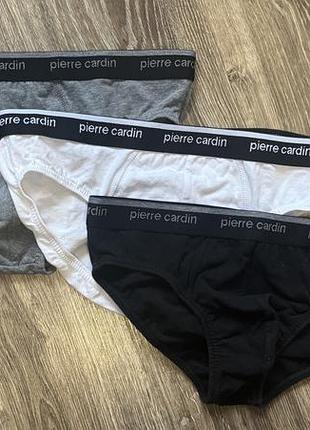 Набір труси чоловічі pierre cardin, чоловіча білизна pierre cardin (італія), чоловіча білизна, труси чоловічі